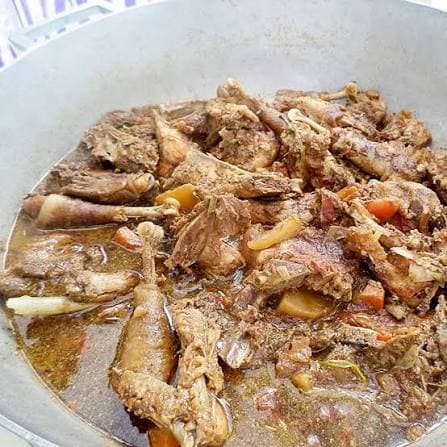 Fricassé de coq pays