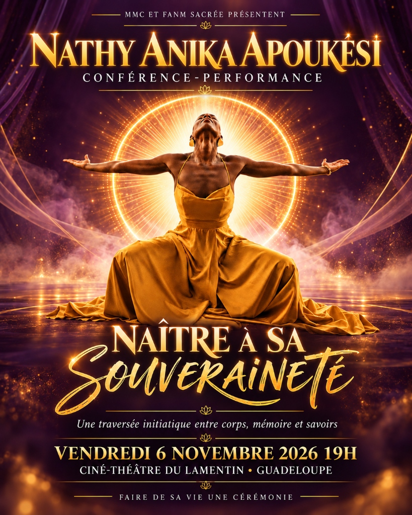 Affiche officielle Naître à sa Souveraineté - Nathy Anika Apoukési